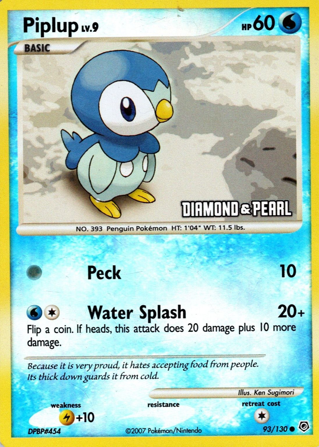Piplup - DP 93 (Stamped)