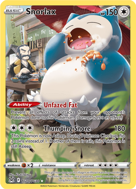 Snorlax - LOR #TG10