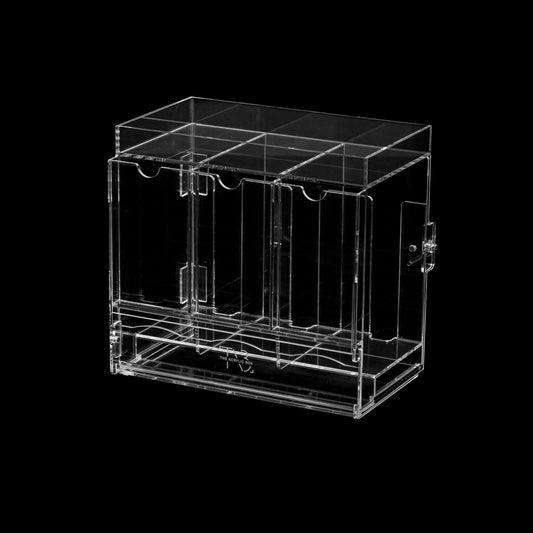 Acrylic Pack Dispenser 3-Slot