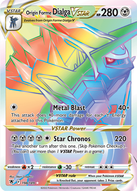 Origin Forme Dialga VSTAR - ASR 198