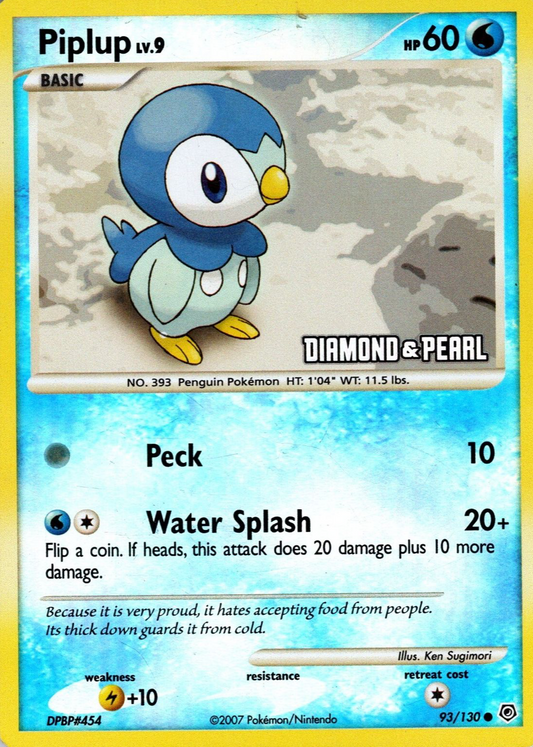 Piplup - DP 93 (Stamped)