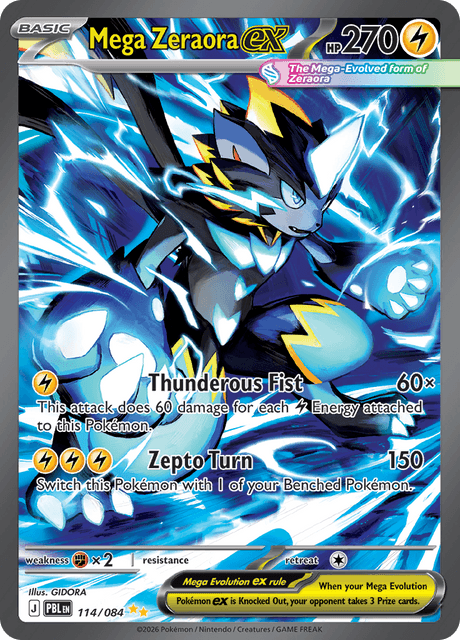 Mega Zeraora Ex - PBL 114