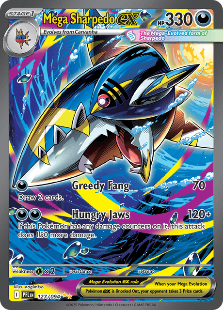 Mega Sharpedo ex - PFL 127