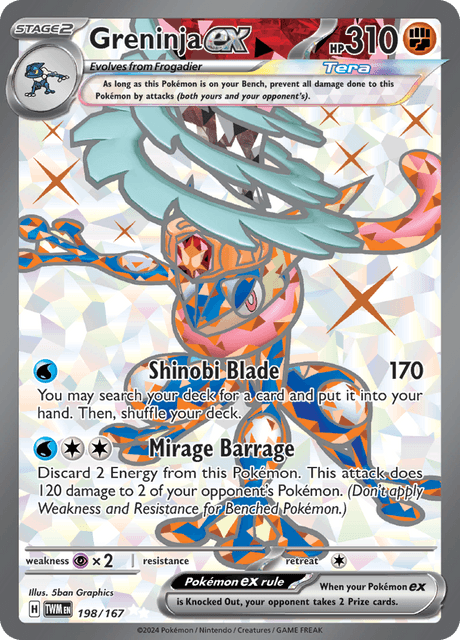 Greninja Ex - TWM 198