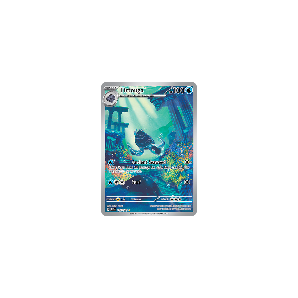 Tirtouga - 106/086 - Illustration Rare - Black Bolt